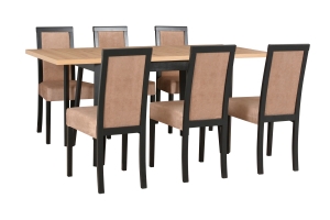 Трапезен стол Рома 3 с избор на цвят и дамаска