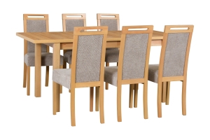 Трапезен стол Рома 5 с избор на цвят и дамаска