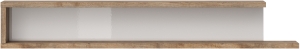 Модулна комбинация Синтра с ТВ шкаф с регулируема дължина 200-242 см дъб самдал и бял гланц