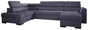 П-образен диван Нест I с избор на дамаска и посока
