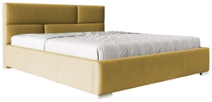 Тапицирано легло Андре с ракла за съхранение за матрак с размери 120, 140, 160, 180, 200/ 200 см и избор на дамаска