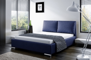 Тапицирано легло Дубай с ракла за съхранение за матрак с размери 120, 140, 160, 180, 200/ 200 см и избор на дамаска