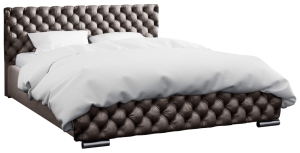 Тапицирано легло Фаро с ракла за съхранение за матрак с размери 120, 140, 160, 180, 200/ 200 см и избор на дамаска