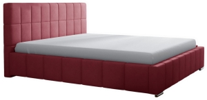Тапицирано легло Лео с ракла за съхранение за матрак с размери 120, 140, 160, 180, 200/ 200 см и избор на дамаска
