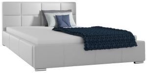 Тапицирано легло Марина с ракла за съхранение за матрак с размери 120, 140, 160, 180, 200/ 200 см и избор на дамаска