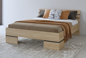 Легло Виола маслен дъб за матрак с размер 160/200 или 180/200 см