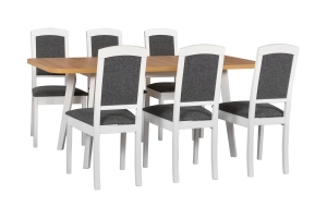 Трапезен стол Рома 14 с избор на цвят и дамаска