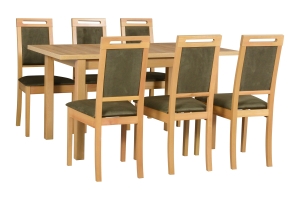 Трапезен стол Рома 15 с избор на цвят и дамаска