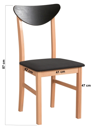 Трапезен стол Лео 2 с избор на цвят и дамаска