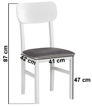 Трапезен стол Лео 3 с избор на цвят и дамаска