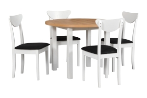 Трапезен стол Хуго 3 с избор на цвят и дамаска
