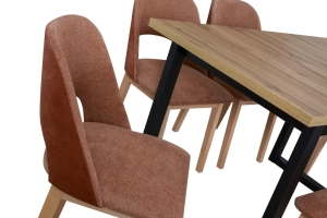 Трапезен стол Монти 2 с избор на цвят и дамаска