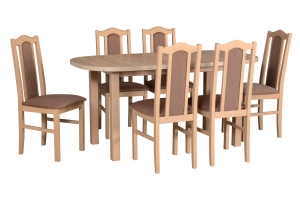 Трапезен стол Бос 2 с избор на цвят и дамаска