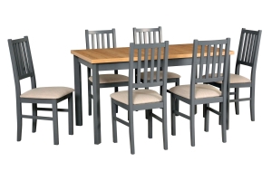 Трапезен стол Нило 7 с избор на цвят и дамаска