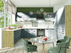 Модулна кухня Смарт конго мат с избор на цвят на корпус и обков