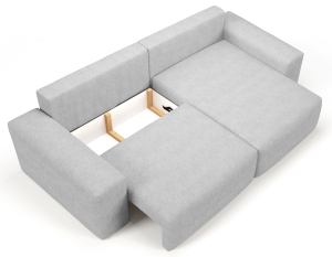 Ъглов диван Сентор универсален с избор на дамаска