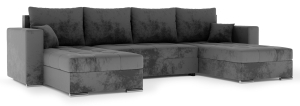 П-образен диван Джошуа U с избор на дамаска