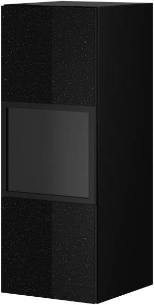 Модулна комбинация Хелио V черен мат и черно стъкло